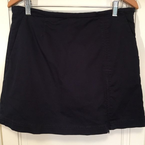 Tommy Hilfiger crisp stretch cotton navy skort 10 - Picture 1 of 9